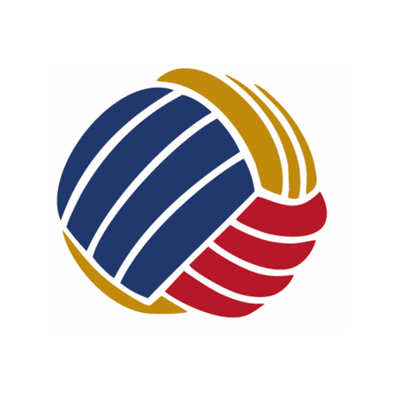Ein stilisiertes Logo, symbolisiert Affenfaust - ein Seemannsknoten, das aus geschwungenen Linien in Blau, Rot und Gelb besteht. Es hat eine kugelförmige Form mit abwechselnden Streifen und vermittelt ein modernes, dynamisches Design.